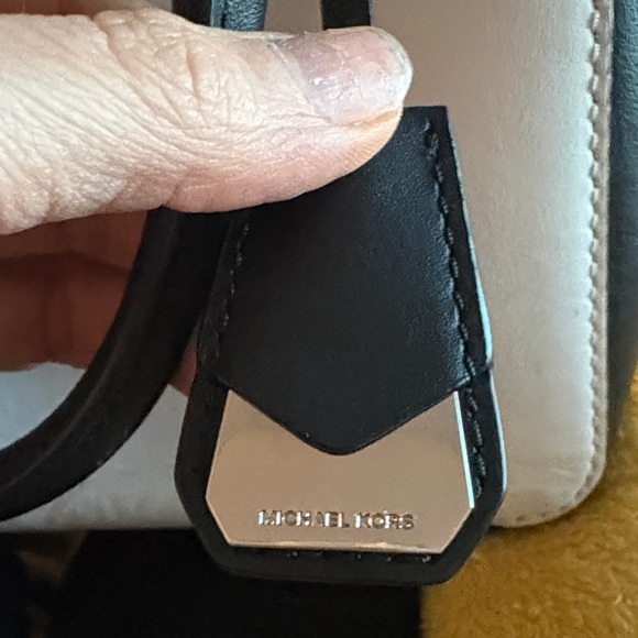 Michael Kors Two-Tone Black and White Satchel - Picture 2 of 8